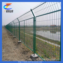 Hochwertiger PVC-beschichteter Rahmen-Draht-Ineinander greifen-Zaun